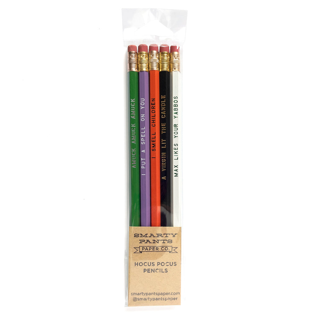 SUPER CLEARANCE Hocus Pocus Pencil Set by Smarty Pants Paper