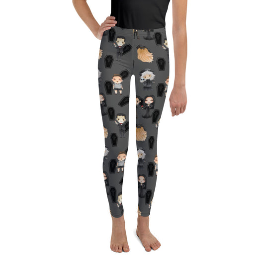 Spooky Family - All-Over Print - Youth Leggings