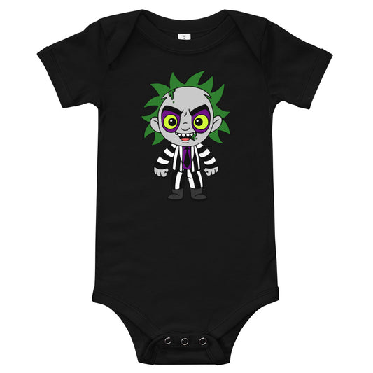 Baby Beetlejuice Horror Baby Short Sleeve Onesie