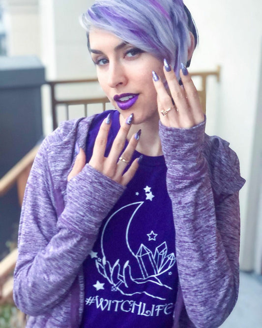 #WitchLife Crystals And Moon Tee - Unisex Shirt