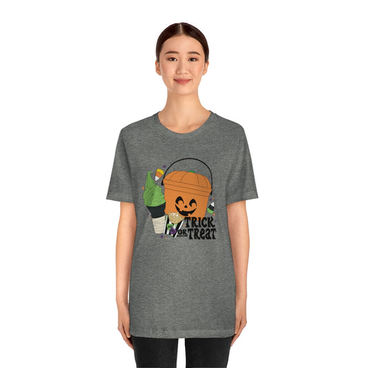 Vintage Halloween Buckets "Trick or Treat" Treats Tee - Unisex Shirt