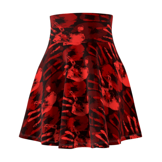 Bloody Hands Skater Skirt