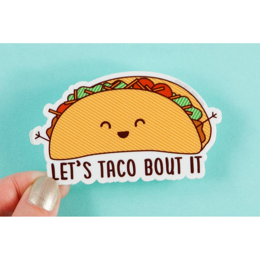 Taco Bout It Vinyl Sticker (Tiny Bee)