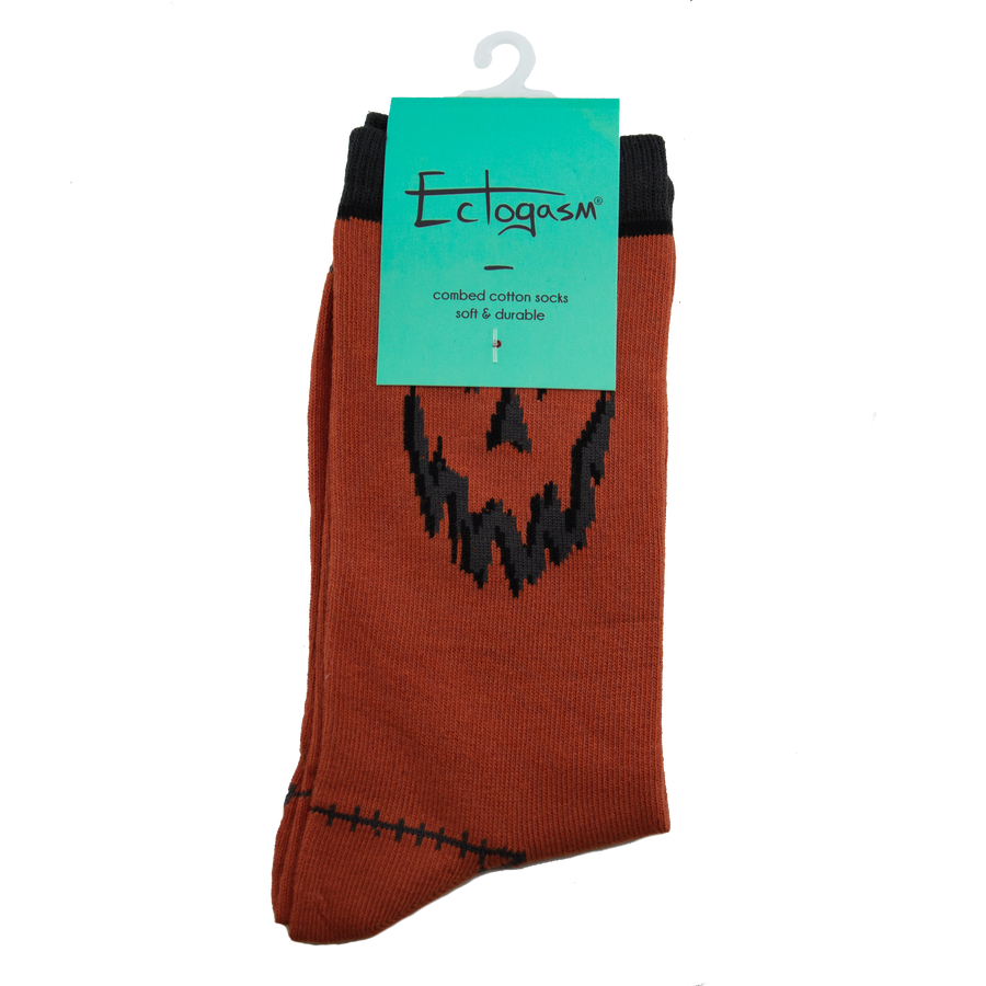 Jack-O-Lantern Pumpkin Socks