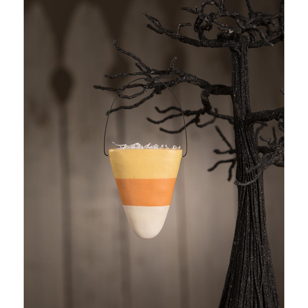 SUPER CLEARANCE Candy Corn Bucket Ornament