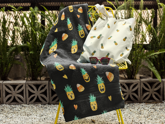 Summerween Beach Towel