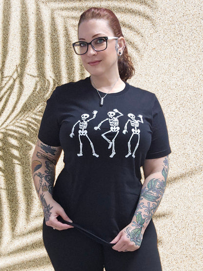 "F* Trump" Skeletons Tee Tee - Unisex Shirt Spooky Creepy Funny Comical Skulls