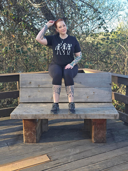 "F* Trump" Skeletons Tee Tee - Unisex Shirt Spooky Creepy Funny Comical Skulls