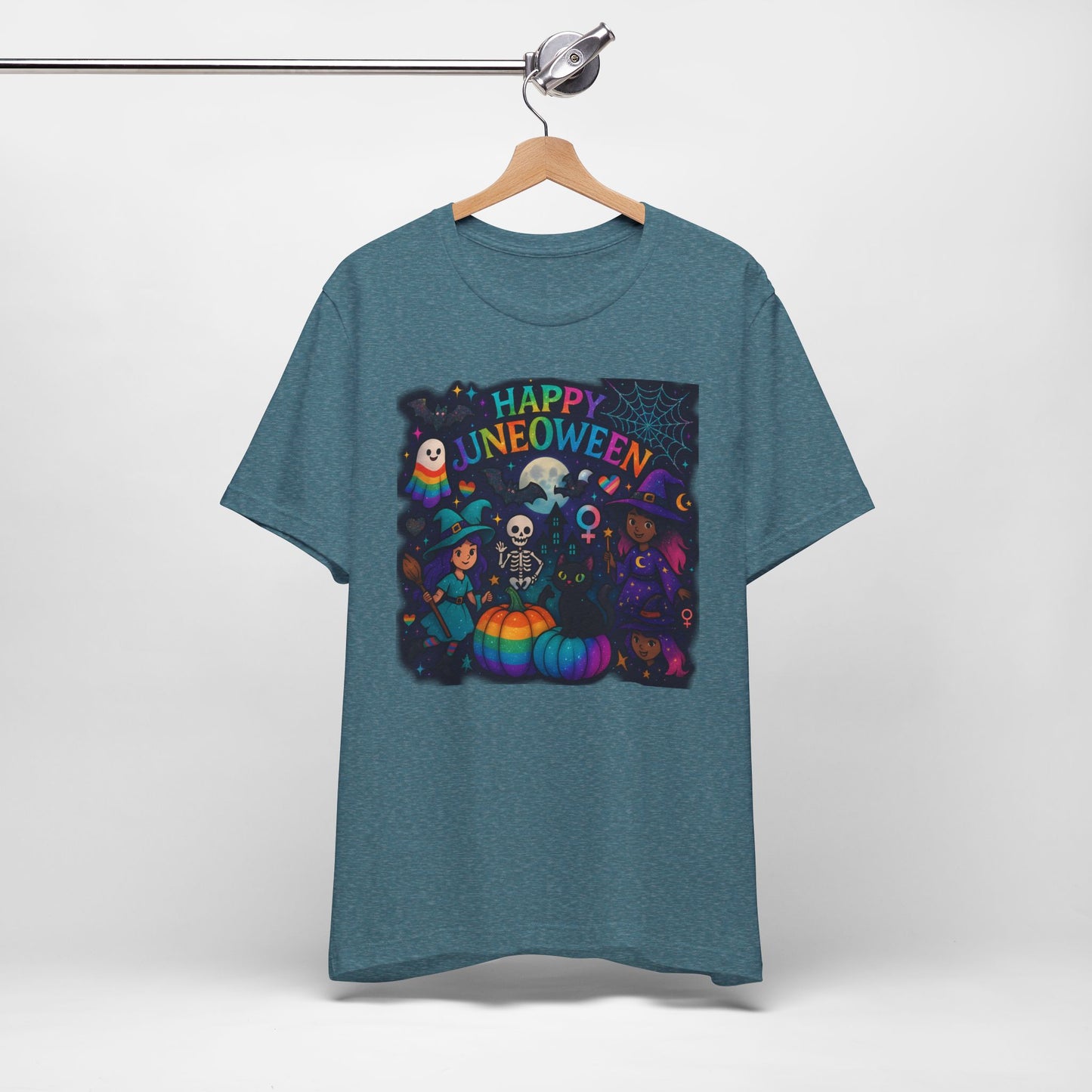"Happy Juneoween" Unisex Tee Pride Witchy Summerween
