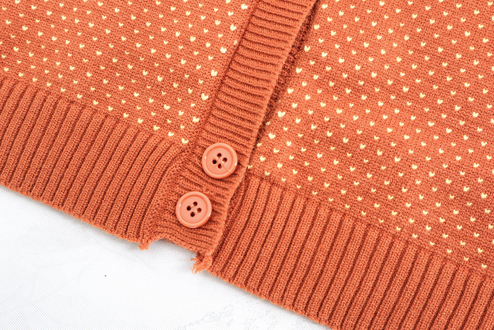 CLEARANCE Ghosts Cardigan Sweater (Orange or Black)
