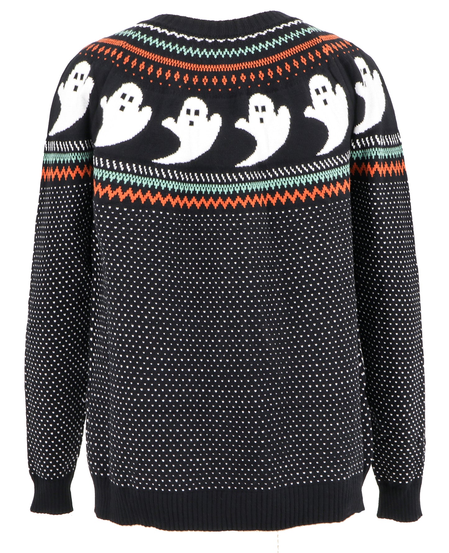 CLEARANCE Ghosts Cardigan Sweater (Orange or Black)