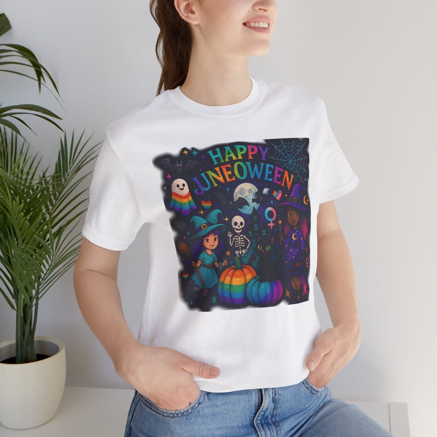 "Happy Juneoween" Unisex Tee Pride Witchy Summerween