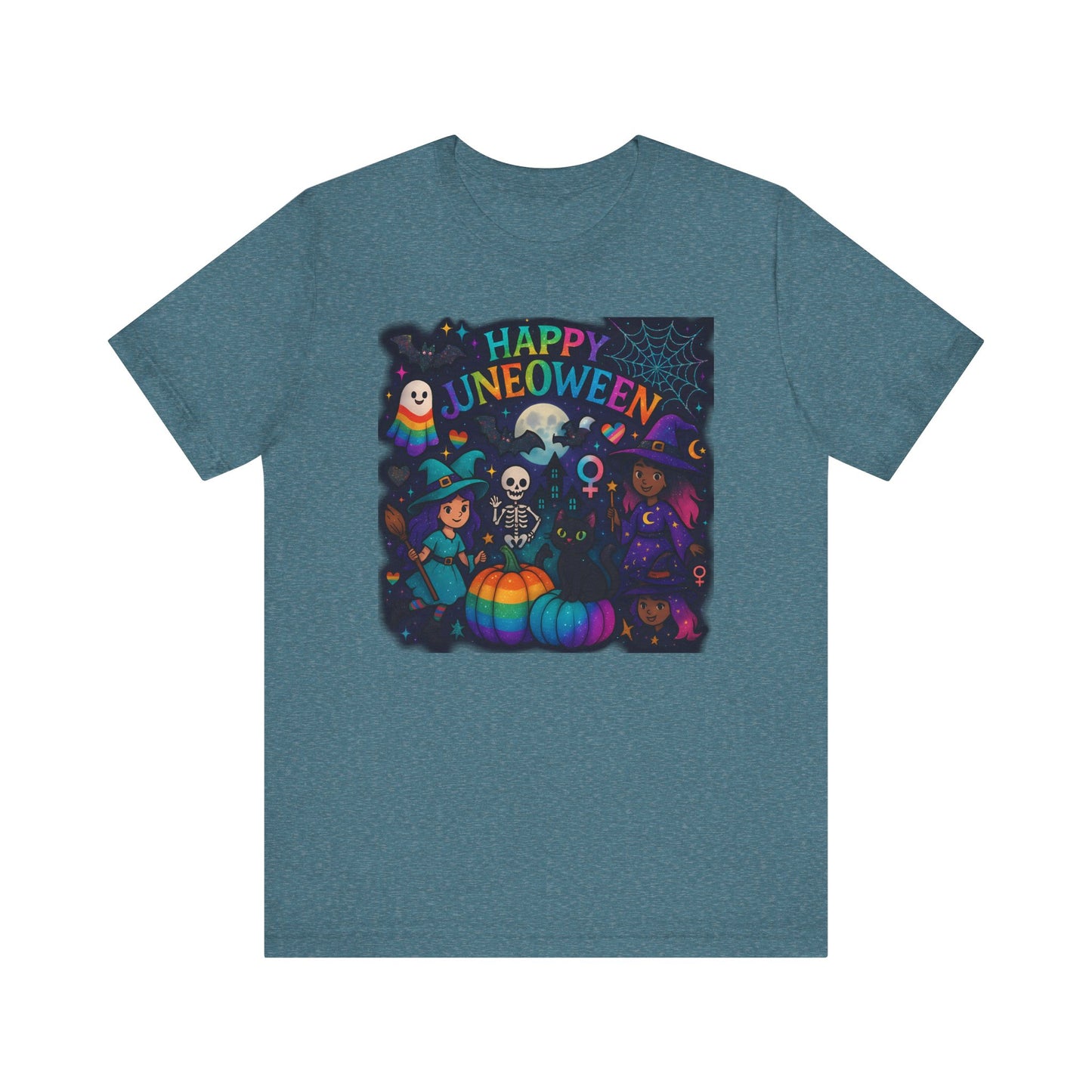 "Happy Juneoween" Unisex Tee Pride Witchy Summerween