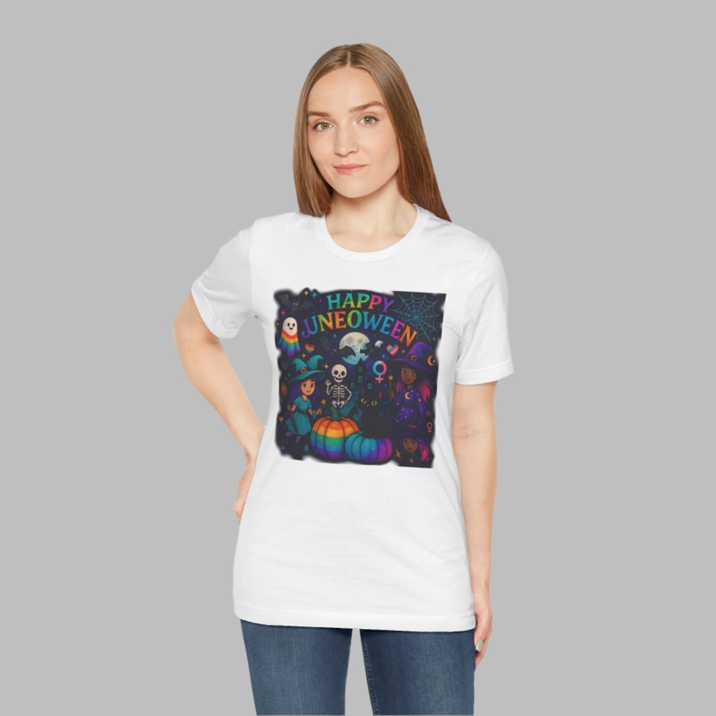 "Happy Juneoween" Unisex Tee Pride Witchy Summerween