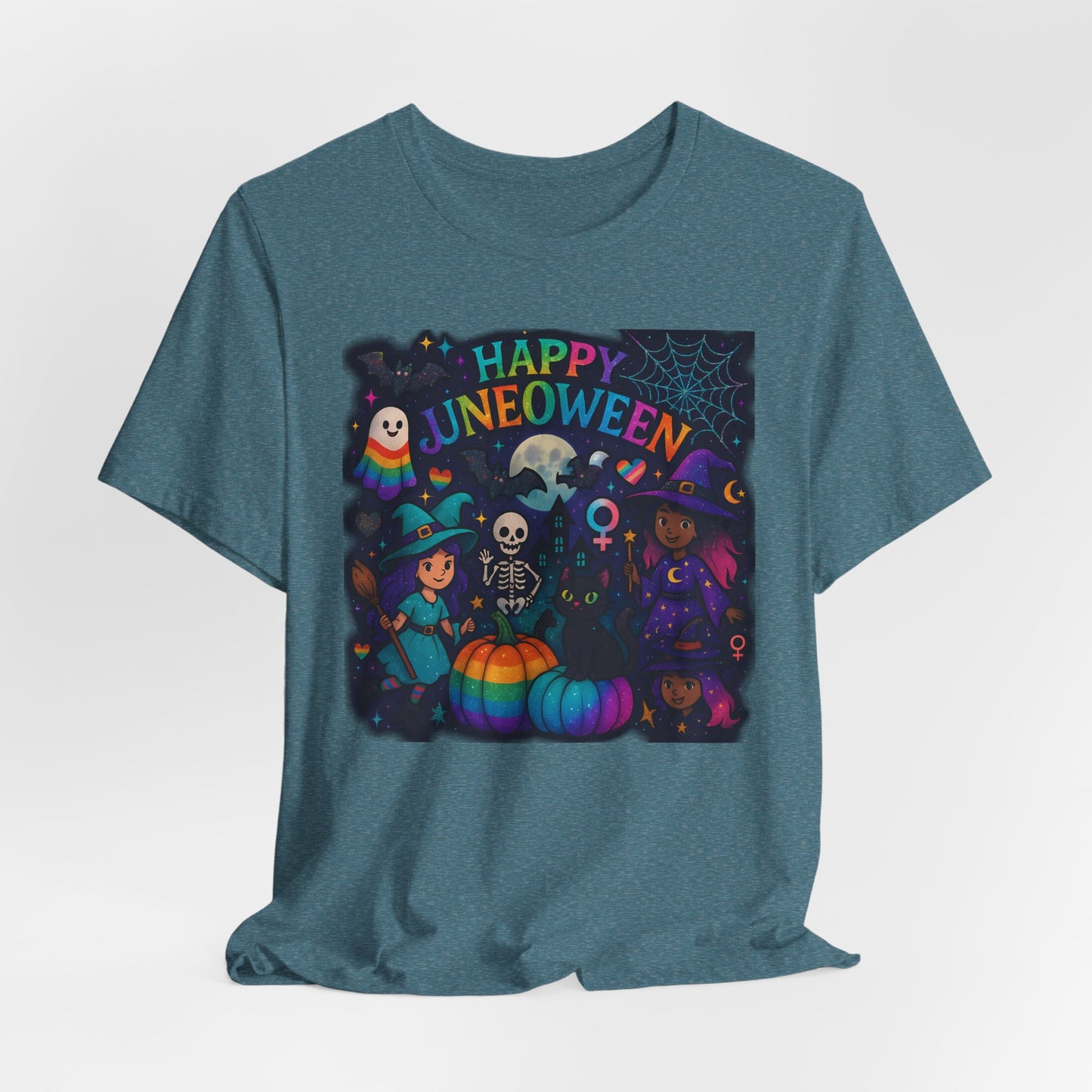 "Happy Juneoween" Unisex Tee Pride Witchy Summerween