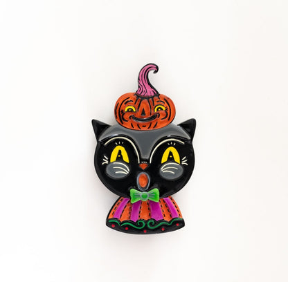 Black Cat & Kinny Brooch (Johanna Parker x Lipstick & Chrome)