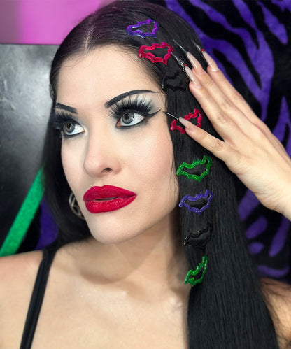 Bat Snap Hair Clips - Multi-Colors