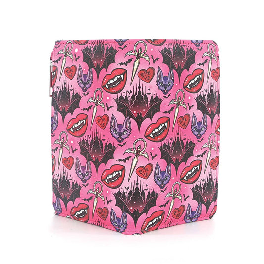 Vampire Smile & Bat Wallet in Vinyl