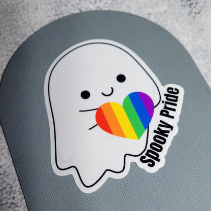 Ghost Spooky Pride Sticker