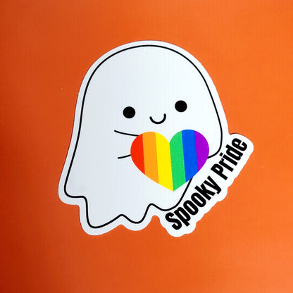 Ghost Spooky Pride Sticker