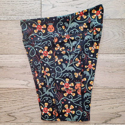 Spooky Sweet Garden (Johanna Parker Exclusive) Pocket Biker Shorts - High-quality Handcrafted Vibrant Bike Shorts