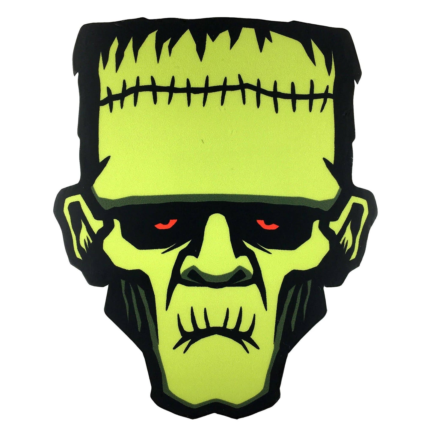 Frankenstein Monster Head Vinyl Sticker (Monsterologist)