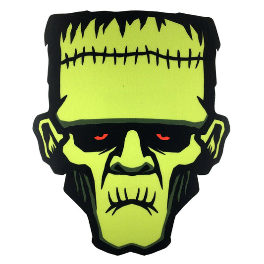 Frankenstein Monster Head Vinyl Sticker (Monsterologist)