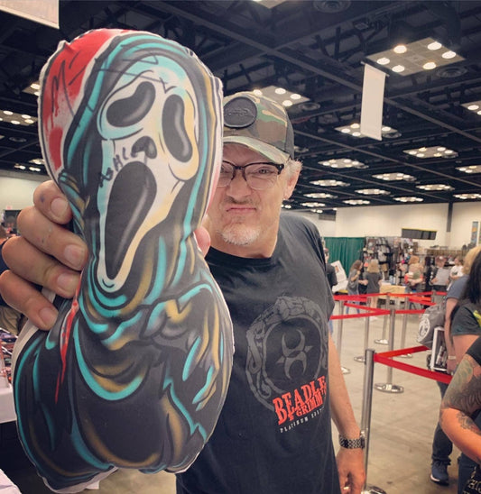 Ghostface Scream Inspired Plush Doll (The Cuddle Cult)