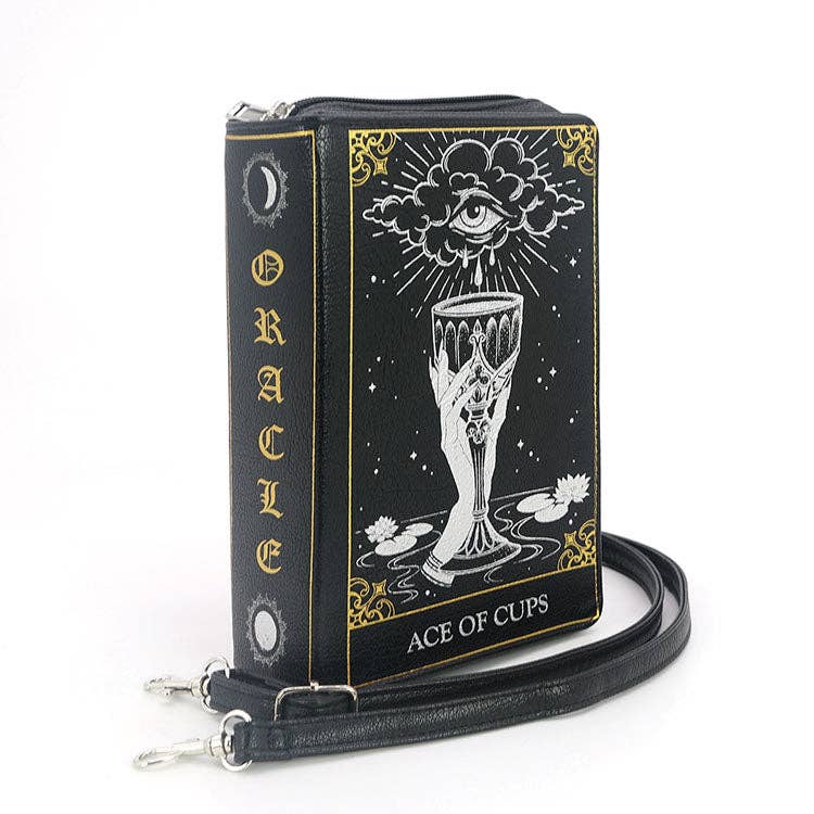 Oracle Book Clutch Bag, Tarot Inspired Accessory