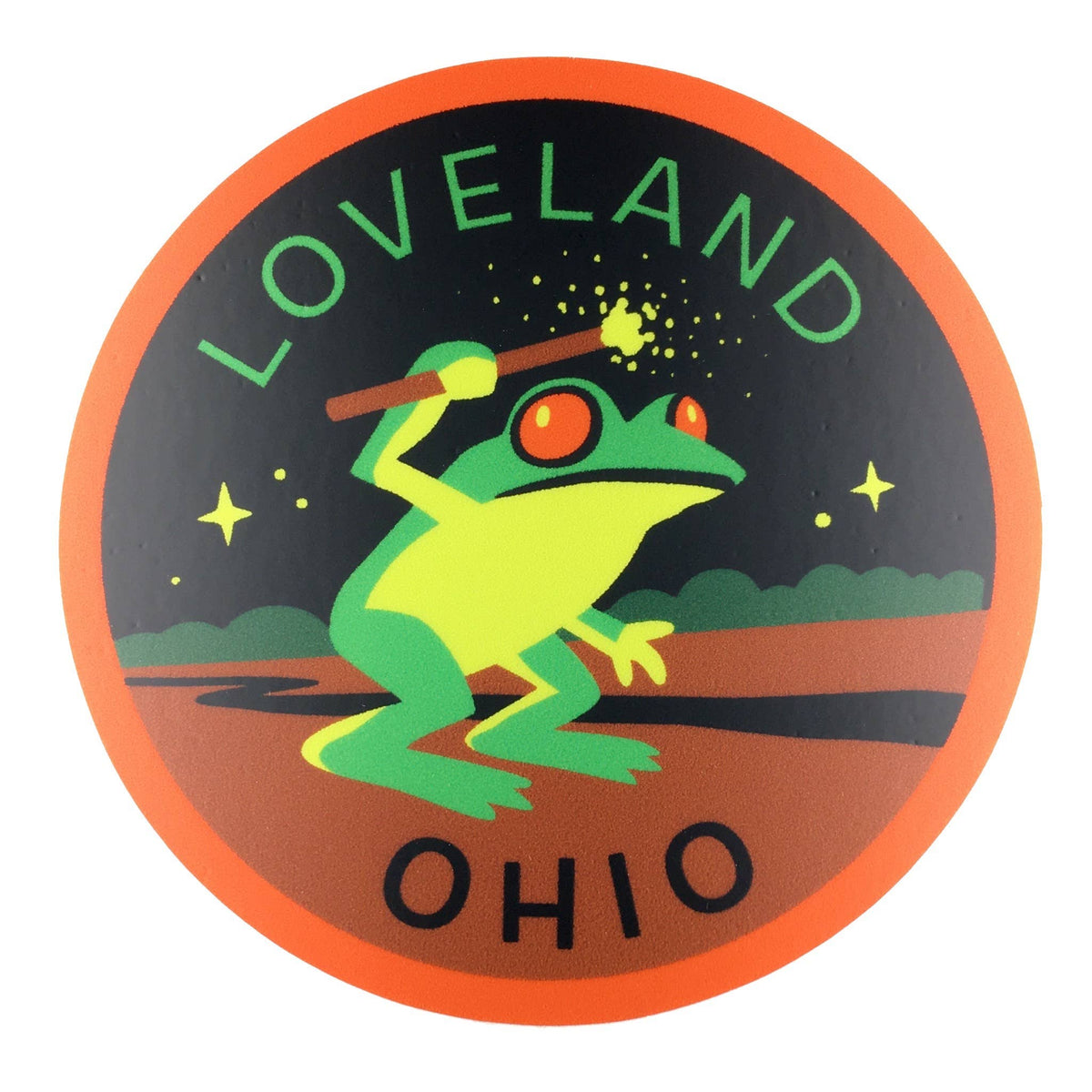 Loveland, Ohio Travel Sticker (Monsterologist)