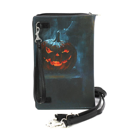 Legend of Sleepy Hollow Book Clutch Bag, Gothic Literary Purse, Dark Academia Halloween Crossbody Clutch