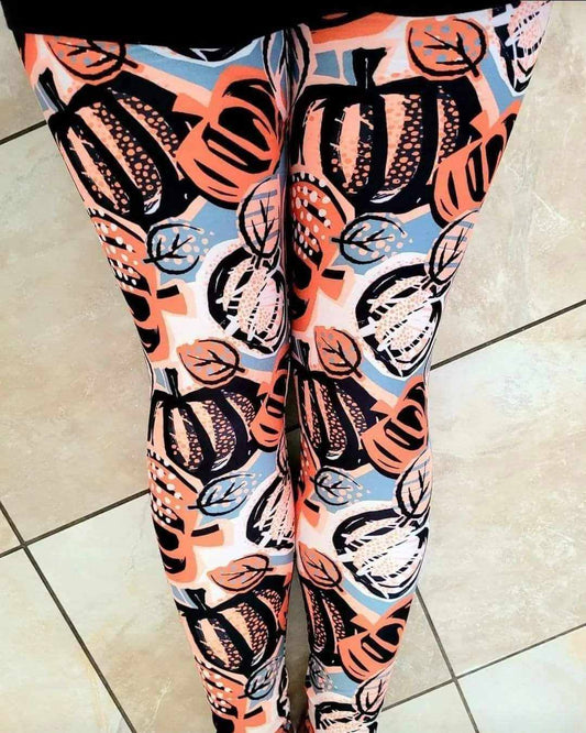 Pumpkin Pie - High-quality Handcrafted Vibrant Leggings