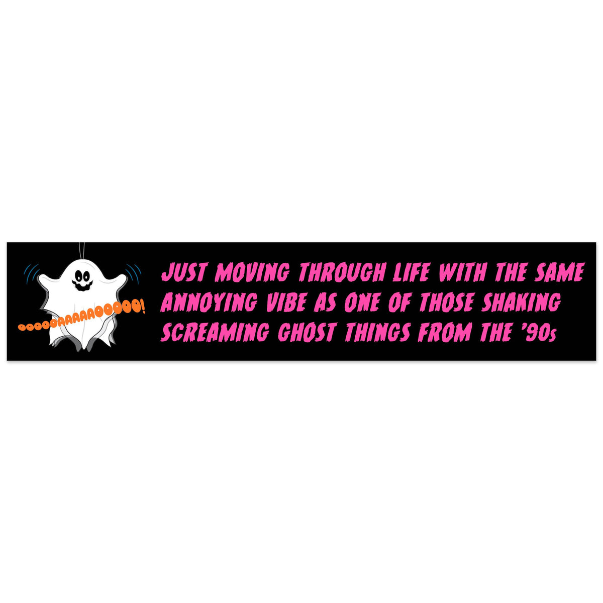 Krystan Saint Cat - Same Annoying Vibe As 90s Shaking Screaming Ghost Sticker