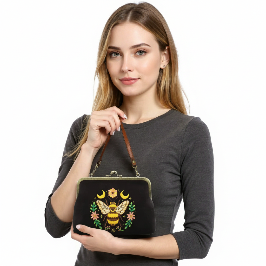 Bee Kiss Lock Bag