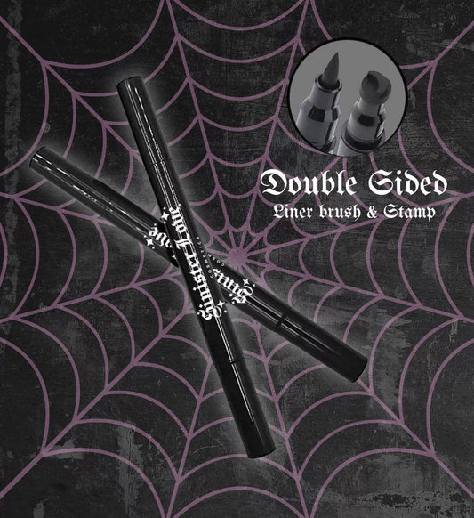 Black Bat Spooky Graphic Stamp Eyeliner Pen (Sinister Love Cosmetics)