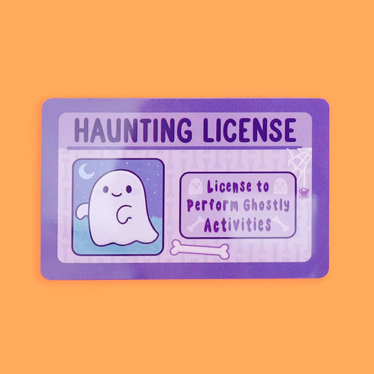 "Haunting License" Ghost Fake ID Fake Drivers License (Turtle's Soup)
