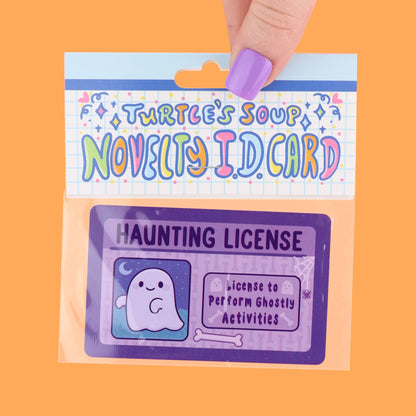 "Haunting License" Ghost Fake ID Fake Drivers License (Turtle's Soup)