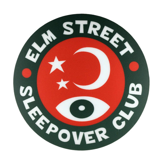 Elm Street Sleepover Club circle sticker (Monsterologist)