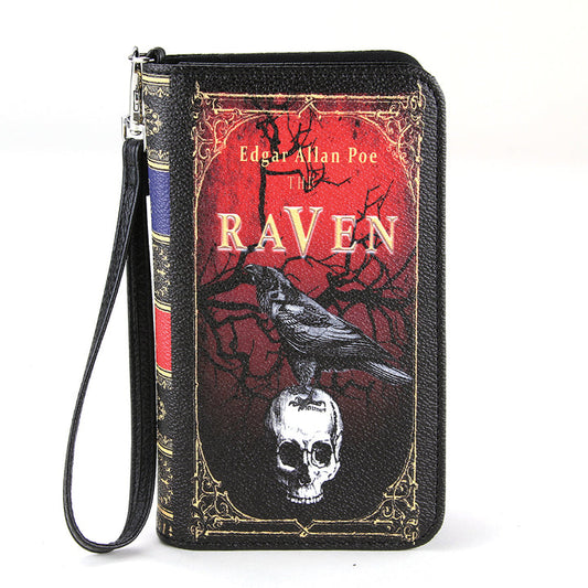 The Raven Vintage Book Wallet/Wristlet