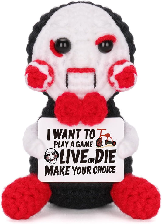 Crochet Saw Jigsaw Billy The Puppet Toy Doll