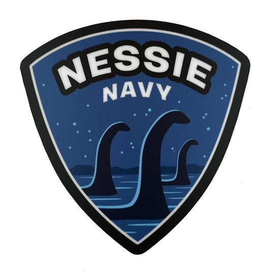 Nessie Navy Military Insignia Sticker (Monsterologist)