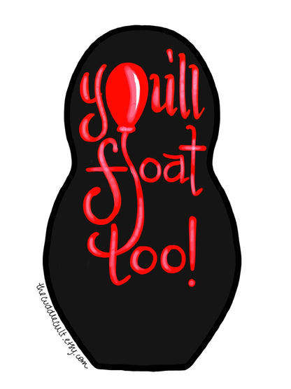 IT Pennywise Clown Inspired Plush Doll (The Cuddle Cult)