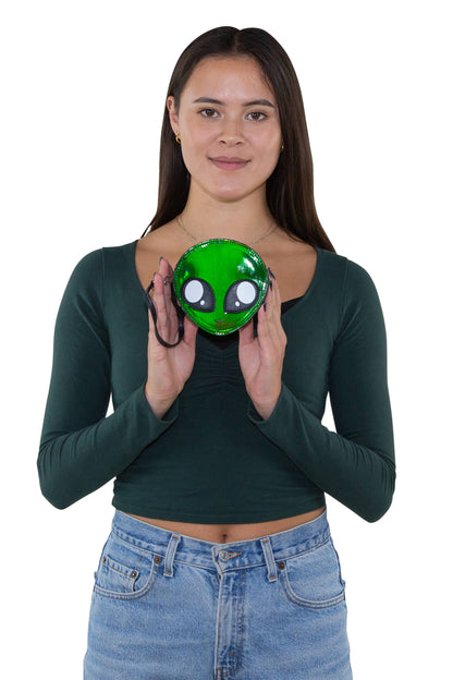 Alien Face Wristlet