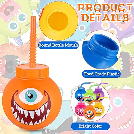 Monster Cup with Straw – 10oz