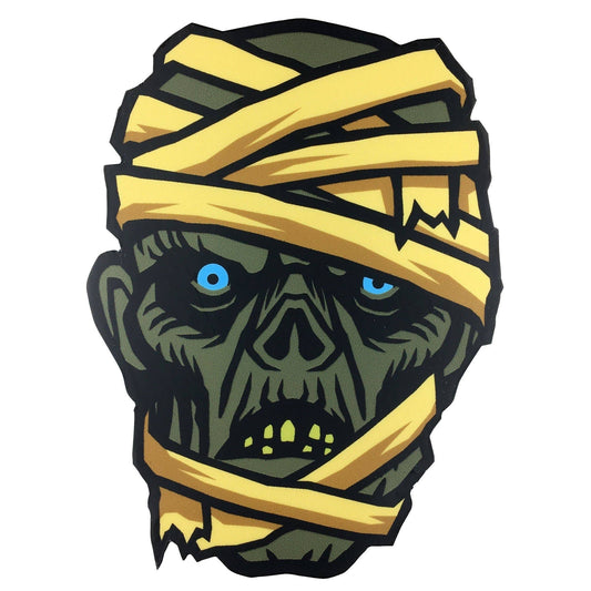 Mummy Head Vinyl Sticker (Monsterologist)