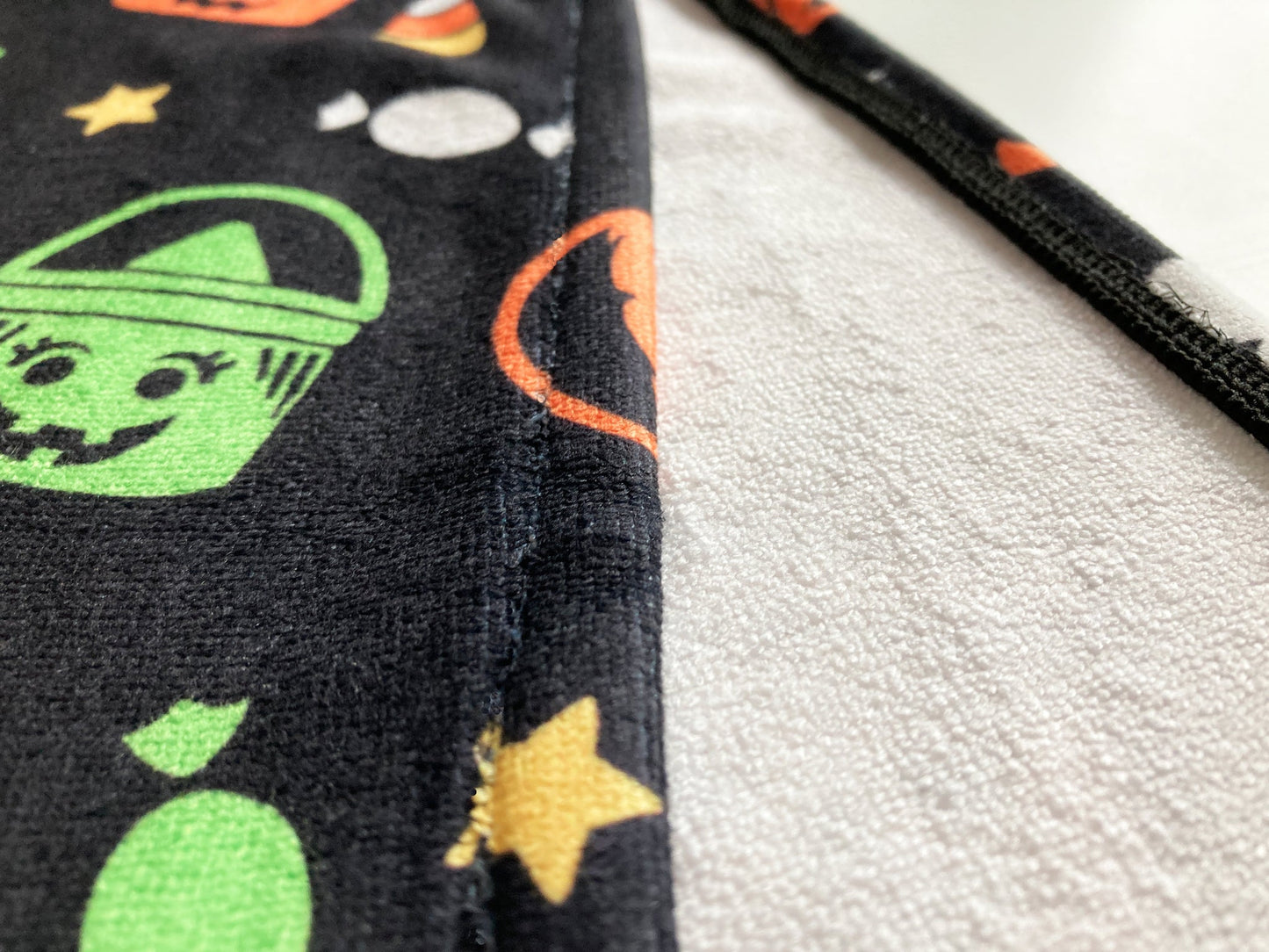 Leggings & Hair Wrap Towel Combo Boo Bucket Halloween Vintage - The Sketchy Pumpkin