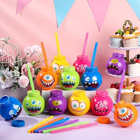 Monster Cup with Straw – 10oz