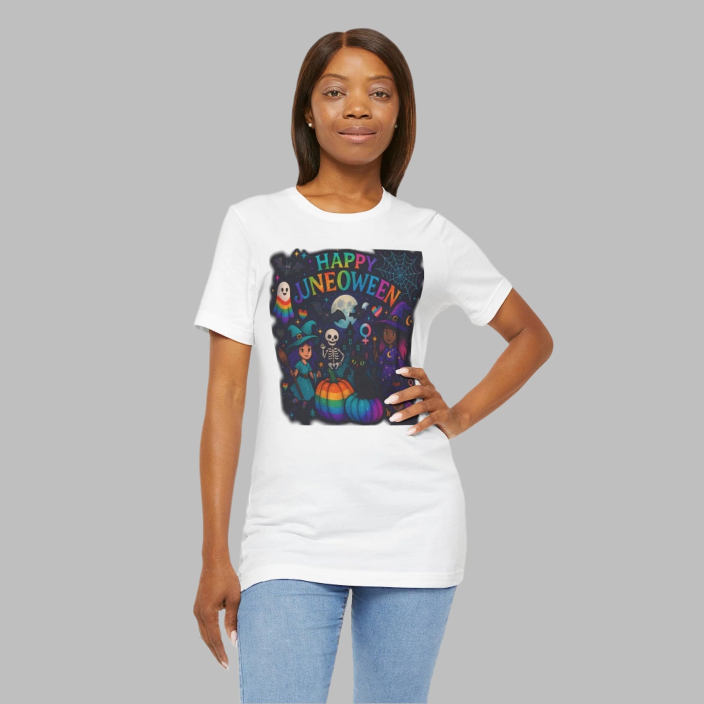 "Happy Juneoween" Unisex Tee Pride Witchy Summerween