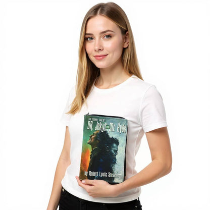 Dr Jekyll and Mr Hyde Book Clutch Bag, Gothic Literary Purse, Dark Academia Book Style Crossbody Clutch