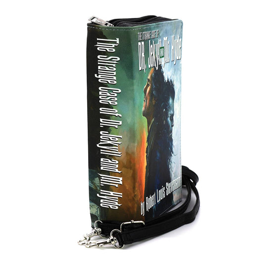 Dr Jekyll and Mr Hyde Book Clutch Bag, Gothic Literary Purse, Dark Academia Book Style Crossbody Clutch